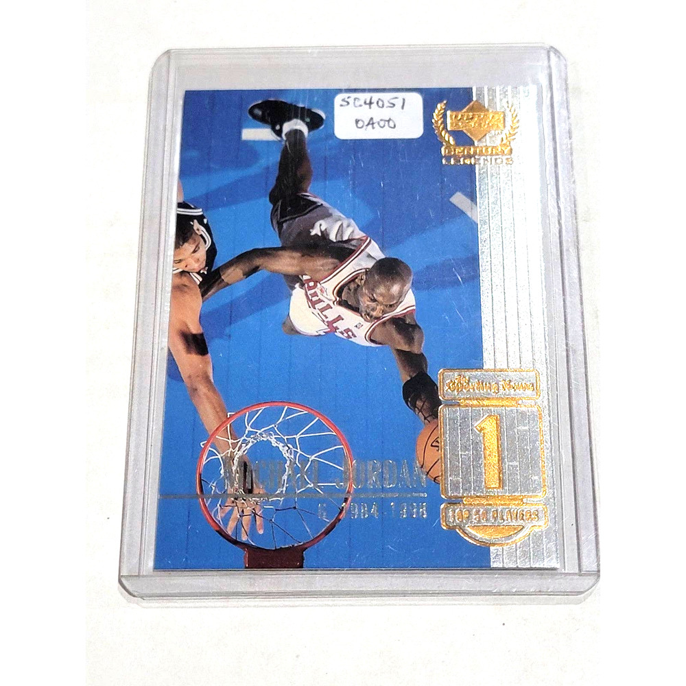 MICHAEL JORDAN 1999 UD Century Legends Basketball card #1 Chicago Bulls